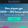 Get 20 bonus spins with no deposit at Dunder