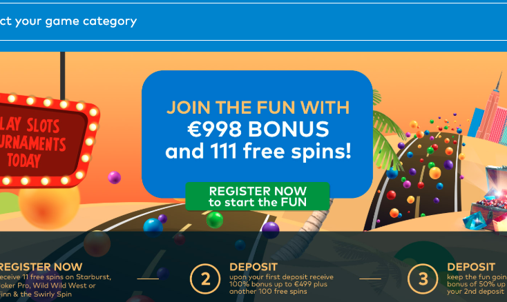 fun casino welcome promotion free spins no deposit uk