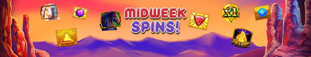 midweek spins at slotsino